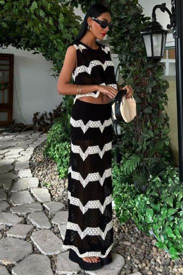 Shayna Ajurlu Crop Takım 9825 resmi
